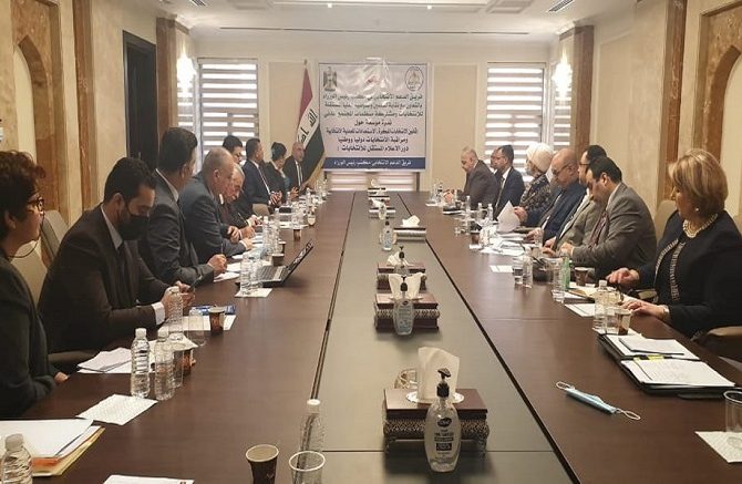 مقرر مجلس المفوضين د. فتاح محمد حسين يشارك في ندوة موسعة حول قانون الانتخابات