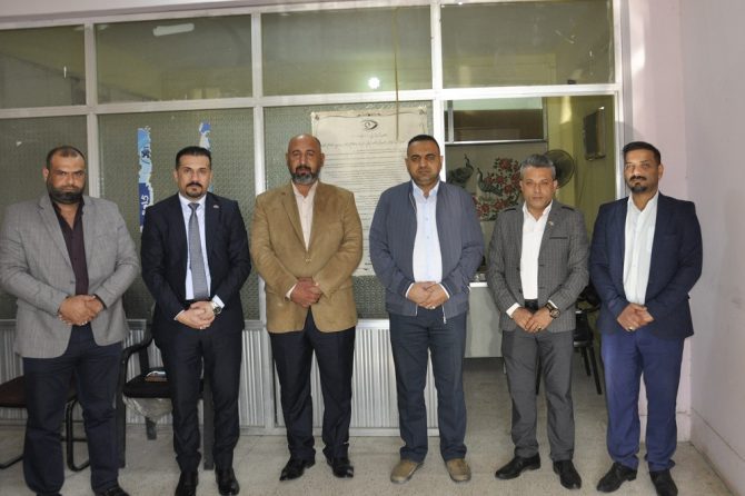 من أجل بحث سبل التعاون في المجال الانتخابي ادارة مكتب واسط الانتخابي تزور هيئة المساءلة والعدالة