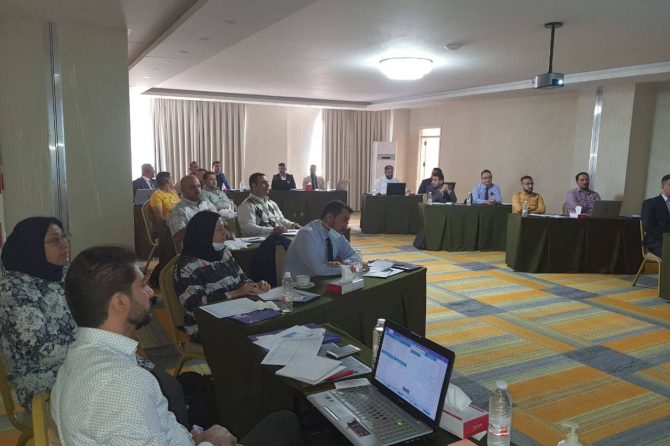مفوضية الانتخابات تنظم ورشة تدريبية  لموظفي الدائرة الادارية والمالية