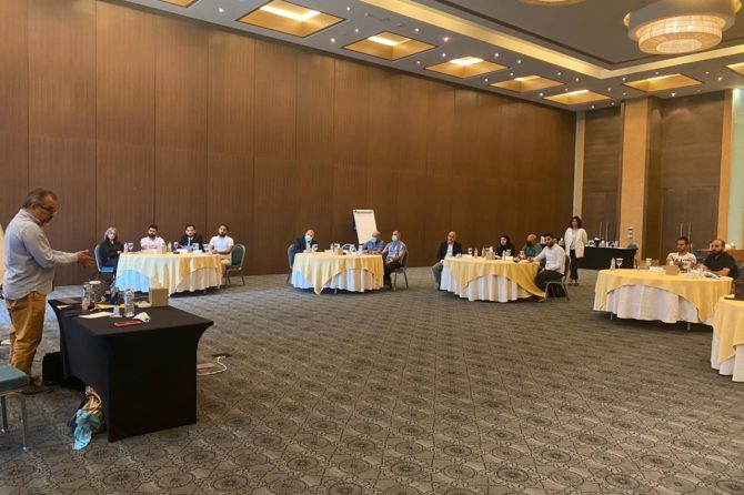 وفد من مفوضية الانتخابات يشارك في الورشة التي أقامتها المؤسسة الدولية للنظم الانتخابيه (IFES)