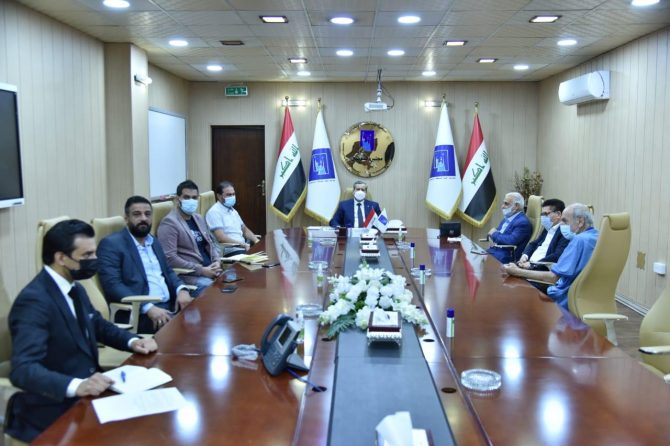 “ثاني اللقاءات مع المؤسسات الإعلامية”  رئيس مجلس المفوضين يستقبل عدداً من رؤساء تحرير الصحف اليومية