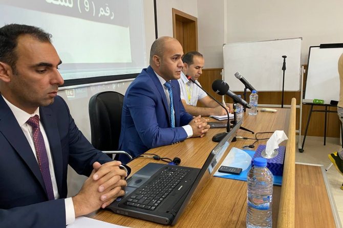 مدير مكتب دهوك الانتخابي يشارك في الجلسة الحوارية لمنظمة الند