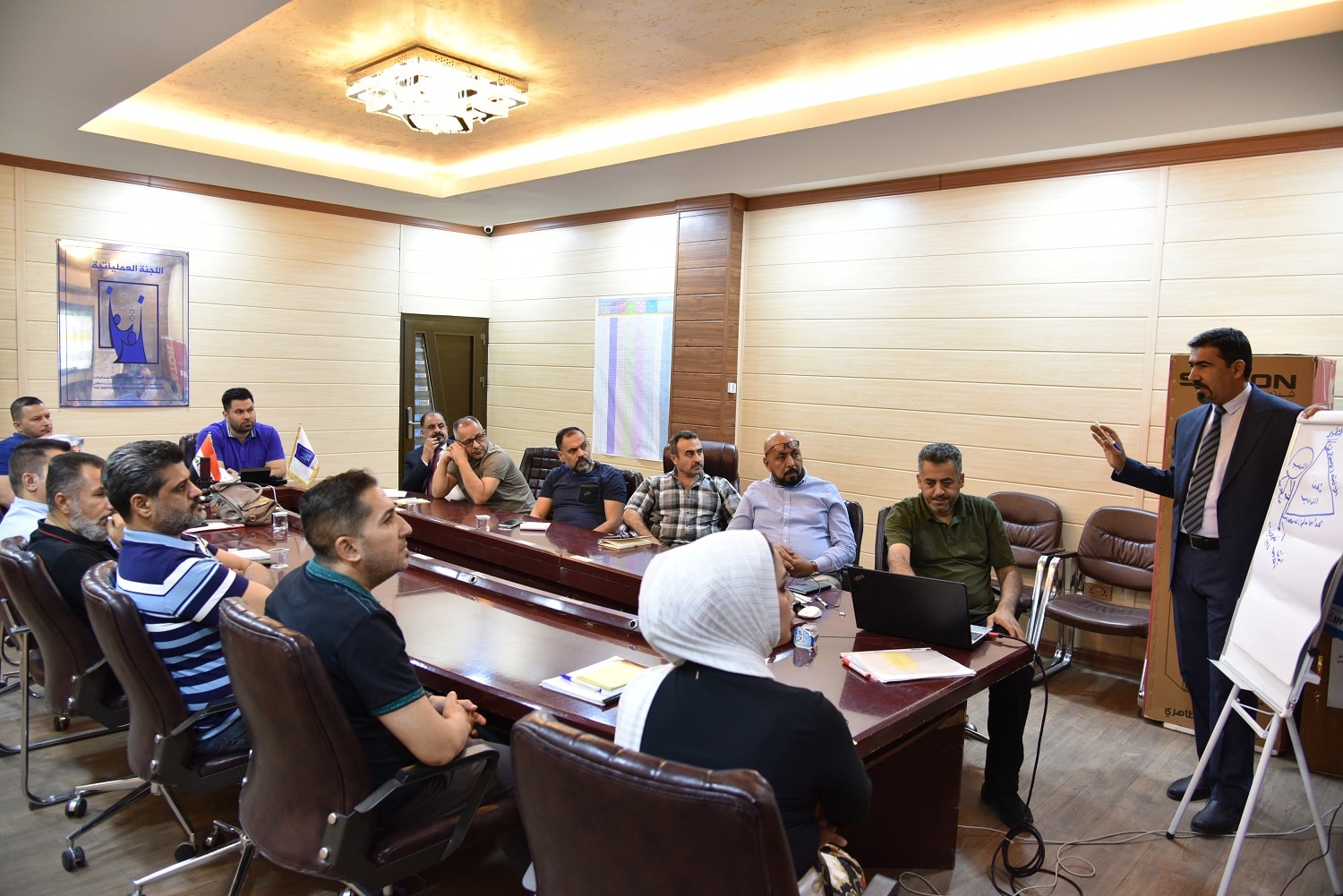 مفوضية الانتخابات تقيم ورشة مصغرة لتطوير قدرات موظفيها