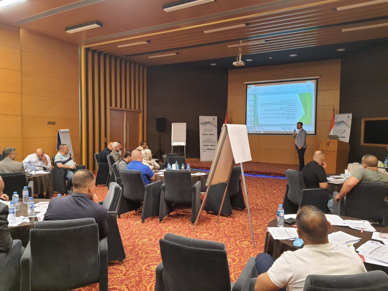 مفوضية الانتخابات وبالتعاون مع منظمة بعثة الأمم المتحدة (يونامي) تنظم ورشة عمل الادارة والتخطیط اللوجستي