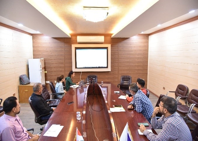 استمرت لعدة ايام : مفوضية الانتخابات وفريق اليونامي ينظمان ورشة تطويرية في تحرير الاخبار لموظفي شعبة الاعلام في المكتب الوطني