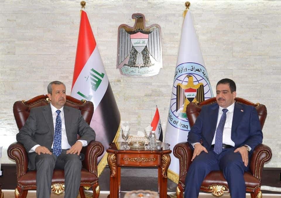 The Chairman of the Board of Commissioners discusses with the Minister of Commerce ways of joint cooperation to make the electronic ration card project a success