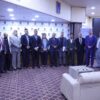 رئيس الإدارة الانتخابية يلتقي عدد من موظفي المكاتب الانتخابية في المحافظات