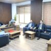 رئيس الإدارة الانتخابية القاضي عامر موسى الحسيني يزور مكتب هيئة الاقليم ومكتب اربيل الانتخابي