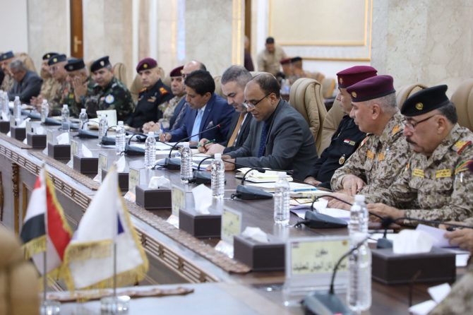 اللجنة الأمنية العليا للانتخابات تعقد اجتماعها الأول في مقر قيادة العمليات المشتركة
