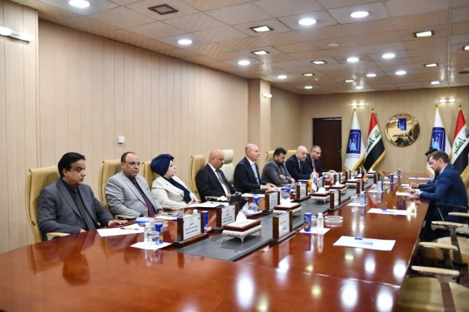 مجلس المفوضين يستقبل المستشار السياسي للسفارة الالمانية في العراق