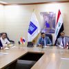 السيد رئيس الادارة الانتخابية يعقد اجتماعاً بدائرة العمليات وتكنولوجيا المعلومات