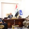 رئيس واعضاء مجلس المفوضين يزورون مقر مكتب انتخابات بغداد / الكرخ الجديد