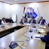 رئيس الادارة الانتخابية يواصل عقد اجتماعاته مع مديري دوائر المؤسسة