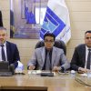 رئيس الإدارة الانتخابية يعقد اجتماعاً عبر الدائرة الالكترونية مع مديري مكاتب الهيئة ومحافظات الإقليم الانتخابية