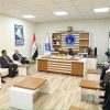 رئيس مجلس المفوضين يلتقي رئيس مركز التميز للأبداع والتطوير في الجامعة الأمريكية