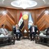 وفد مفوضية الانتخابات يزور ديوان الرقابة المالية الاتحادي